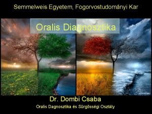 Oralis diagnosztika