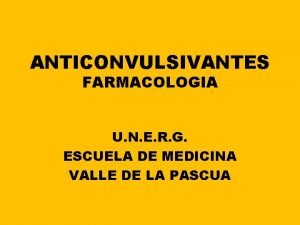 Anticonvulsivantes