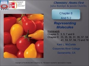 Chemistry Atoms First Julia Burdge Jason Overby Chapter