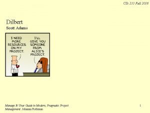 Dilbert project management