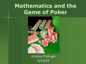 Fundamental theorem of poker