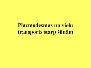 Vielu transports