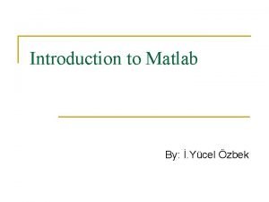 Not equal in matlab