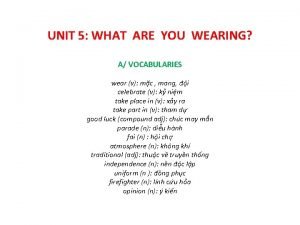 What are you wearing? What are you wearing?