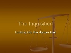 The inquisition definition