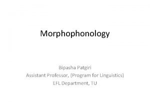 Morphemes vs phonemes