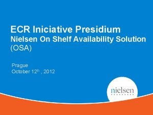 On-shelf availability solutions