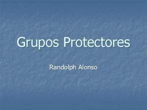 Grupos Protectores Randolph Alonso Methyl Ether ROMe n