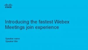 Webex linux