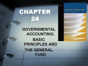 13 basic governmental accounting principles