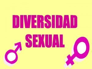 CONCEPTOS SEXO GNERO biolgico social Identidad sexual sentir