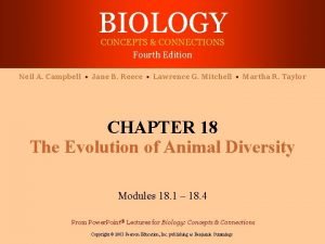 BIOLOGY CONCEPTS CONNECTIONS Fourth Edition Neil A Campbell