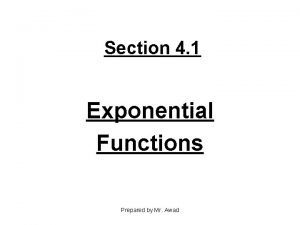 Exponential properties