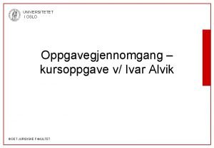 Ivar alvik
