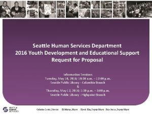 Seattle human services department