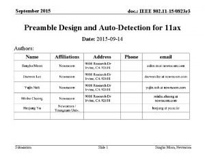 September 2015 doc IEEE 802 11 150823 r