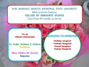 Don mariano marcos memorial state university