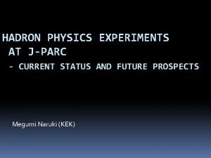 HADRON PHYSICS EXPERIMENTS AT JPARC CURRENT STATUS AND