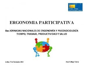 Ergonomia participativa