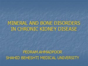 Bone disease