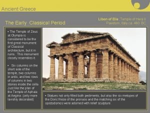 Classical period greece