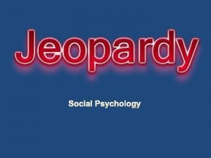 Social Psychology Social Obedience Influence and Group Conformity