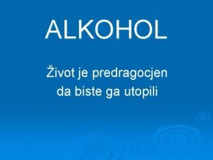 Resorpcija alkohola