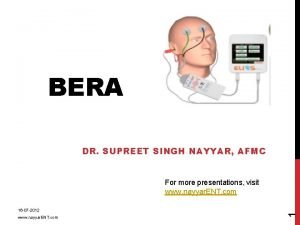 BERA DR SUPREET SINGH NAYYAR AFMC 16 07