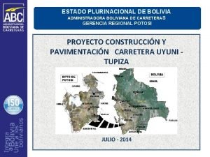 Abc administradora boliviana de carreteras Abc administradora boliviana de carreteras