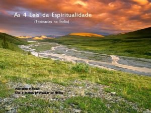 4 leis da espiritualidade