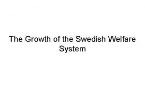 Swedish welfare system meme