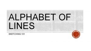 Alphabet of lines Alphabet of lines