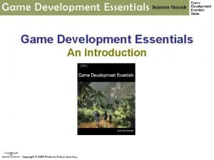 Game development essentials: an introduction