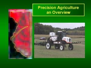 Precision Agriculture an Overview Need for Precision Agriculture