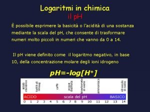 Nomenclatura logaritmo