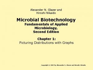 Alexander N Glazer and Hiroshi Nikaido Microbial Biotechnology