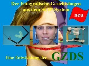 Der Fotografische Gesichtsbogen aus dem SCIPSystem neu Eine