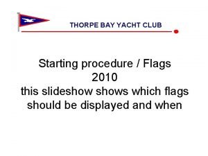 Thorpe bay yacht club