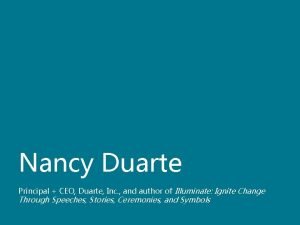 Nancy duarte illuminate download Nancy duarte illuminate download