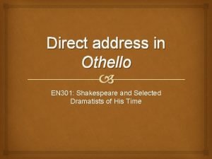 Direct address