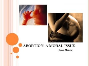 The bible and abortion