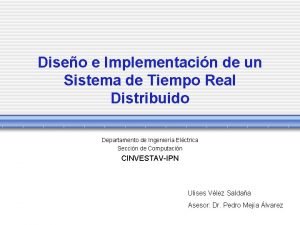 Diseo e Implementacin de un Sistema de Tiempo