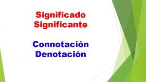 Valor denotativo de mesa Valor denotativo de mesa