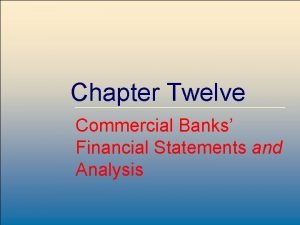 Financial analysis of banks Financial analysis of banks