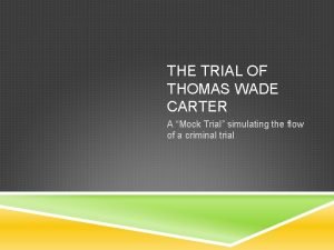 Thomas wade evans