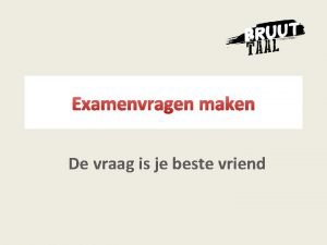 Examenvragen De Cultuur Van Het Moderne In De