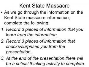 Kent state shooting