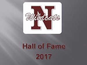 Hall of Fame 2017 Scholarship Recipients DOREN BARRETT