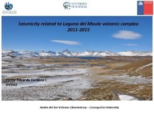 Seismicity related to Laguna del Maule volcanic complex