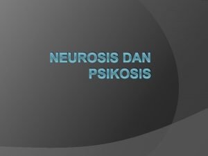 Gejala psikis Gejala psikis